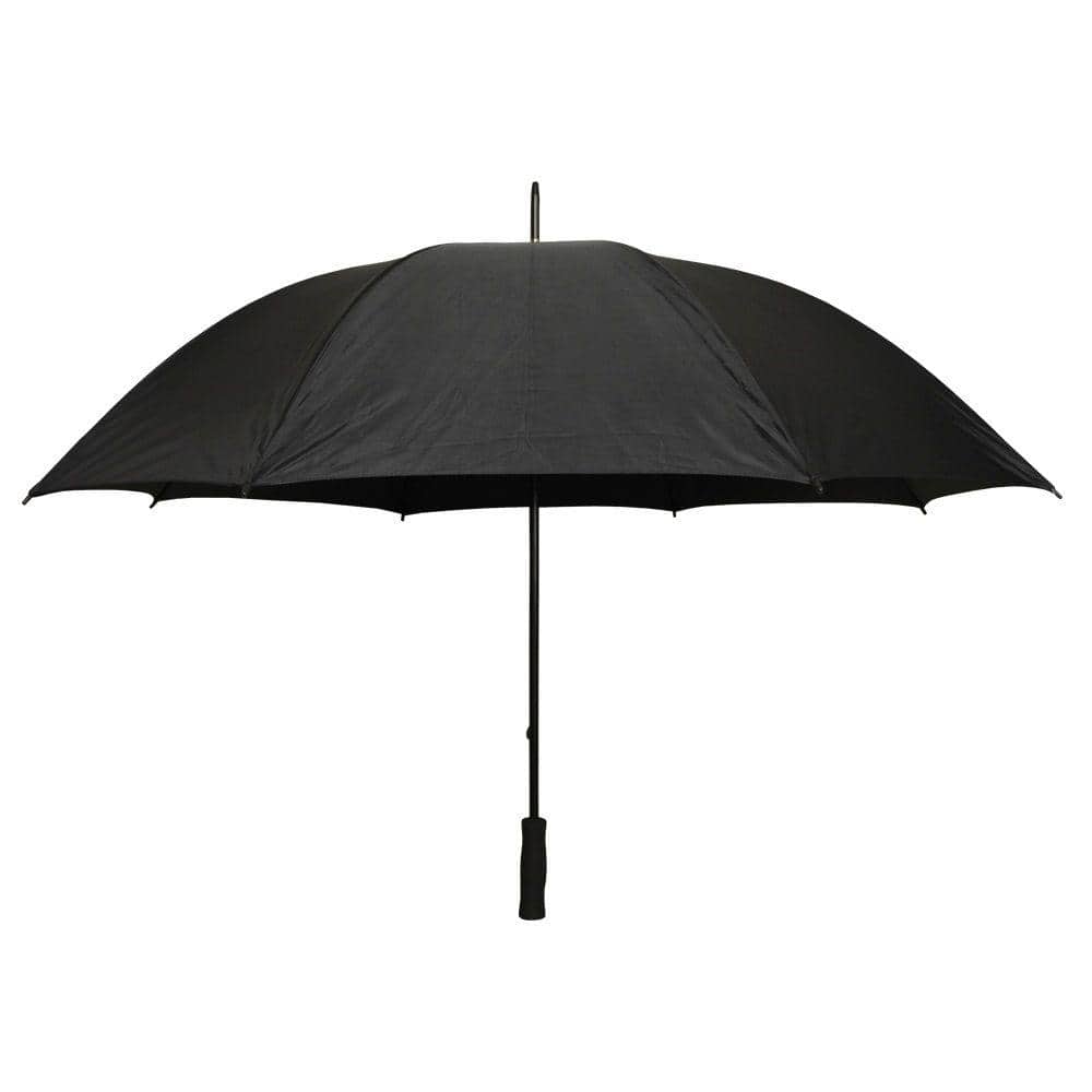 FIRM GRIP 5 ft. Golf Umbrella in All Black 38124 - The Home Depot