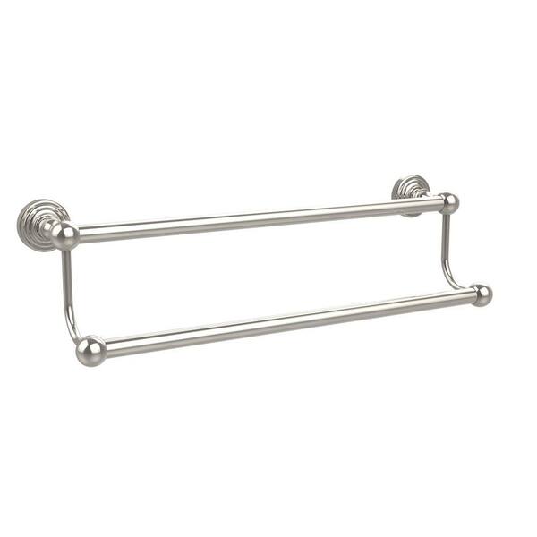 Allied Brass PQN-72/18-SN Prestige Que New Collection 18 Inch Double Towel Bar Satin Nickel 