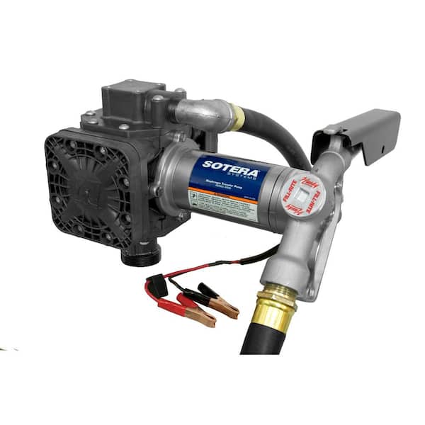 SOTERA 12-Volt 15 GPM 1/4 HP Oil Transfer Pump with Standard Accessories