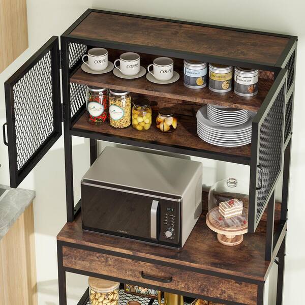 Metal Kitchen Countertop Cabinet Storage Shelf