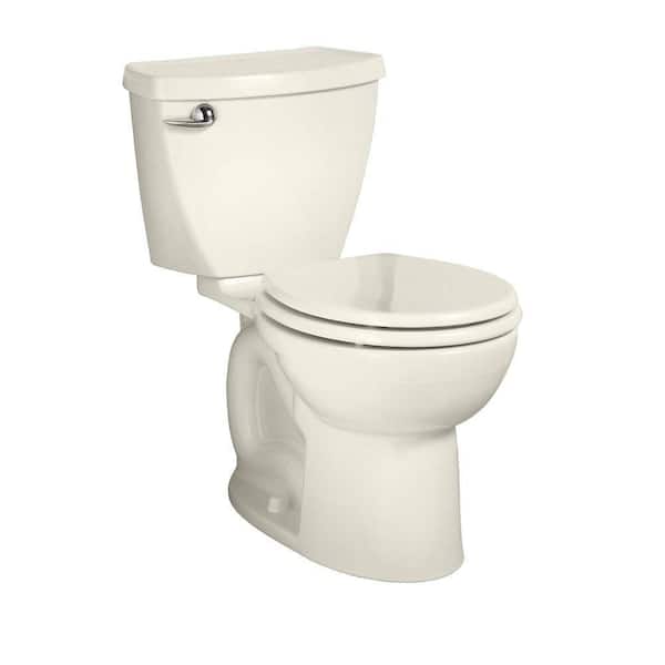 American Standard Cadet 3 Powerwash Tall Height 2-piece 1.28 GPF Single Flush Round Toilet in Linen, Seat Not Included