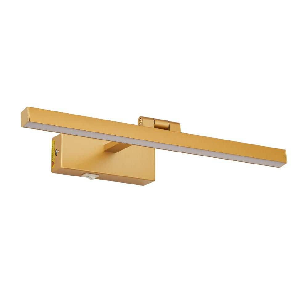 16 in. 1 Light Gold LED Vanity Light Bar with Rotatable Joint price history on PriceWatchPro