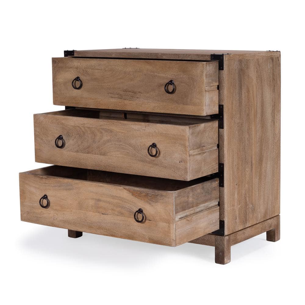 Forster 144'' Extra Deep Brown Campaign Chest with Ball Bearings