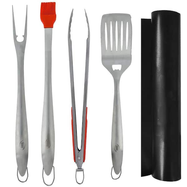 Kaluns 5-Piece Heavy-Duty Stainless-Steel Grill Set