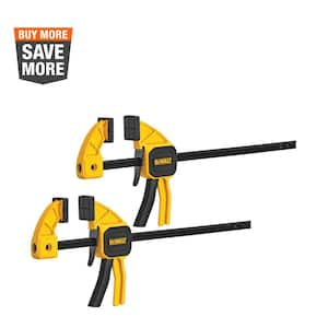 DEWALT 6 in. 100 lbs. Trigger Clamps 2 Pack with 2.43 in Throat