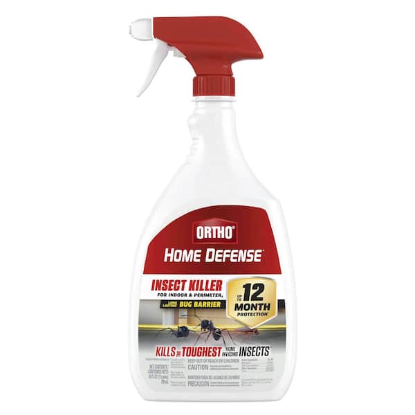 Home Defense Insect Killer for Indoor and Perimeter 2, 24 fl. oz. Ready-to-Use Ant, Roach and Spider Insect Killer