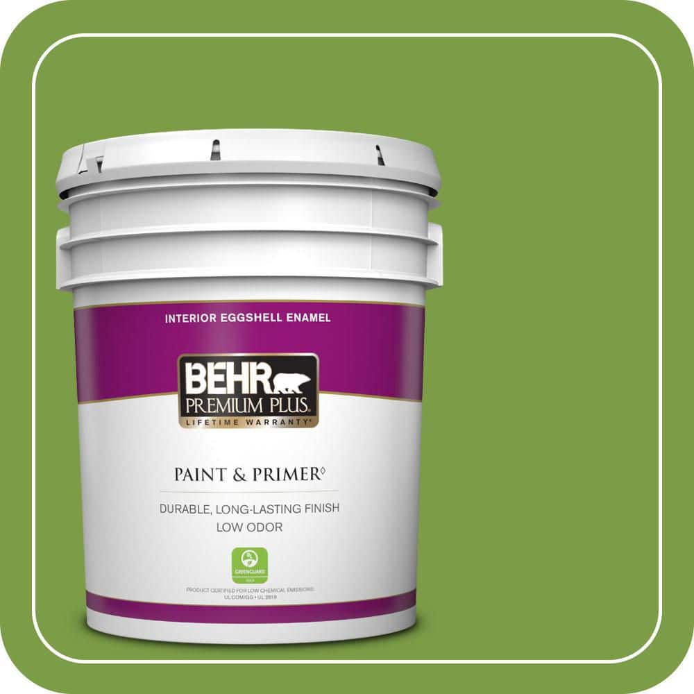 5 gal. #420B-7 Pepper Grass Eggshell Enamel Low Odor Interior Paint & Primer price history on PriceWatchPro