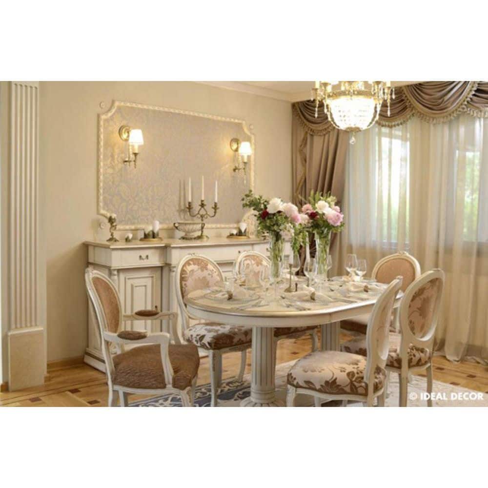 Primed White Polyurethane Crown Moulding Set of 2