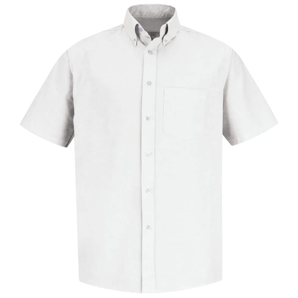 Red Kap Men's Size 16.5 White Executive Oxford Dress Shirt SR60WH SS ...