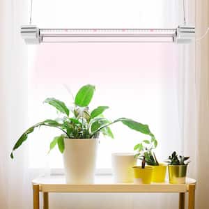 2 ft. LED Grow Light Full Spectrum 5000K Daylight and 660nm Red Linkable Indoor Plant Fixture