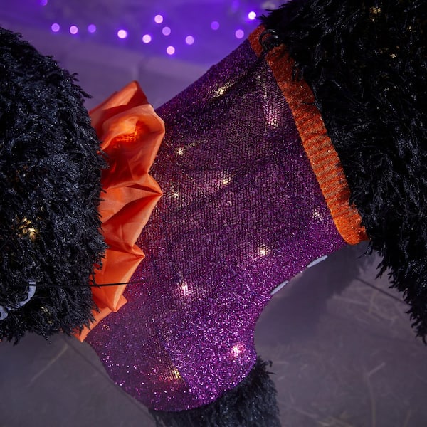 Home Accents Holiday 3.5 FT Halloween Classics LED Black Cat Y4 - image 5