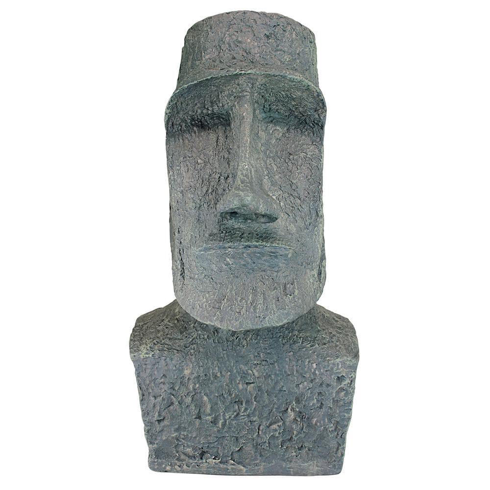  Moai Statue Easter Island Statue: Red Lip Resin Moai
