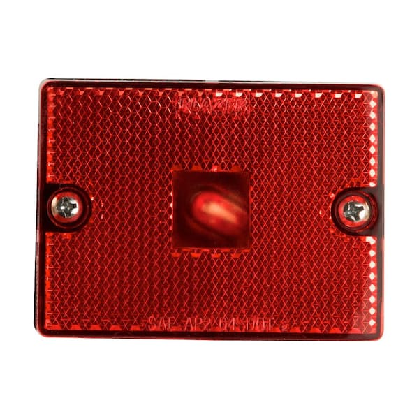 Blazer International Clearance 2-3/4 in. Marker Lamp Red with Reflex