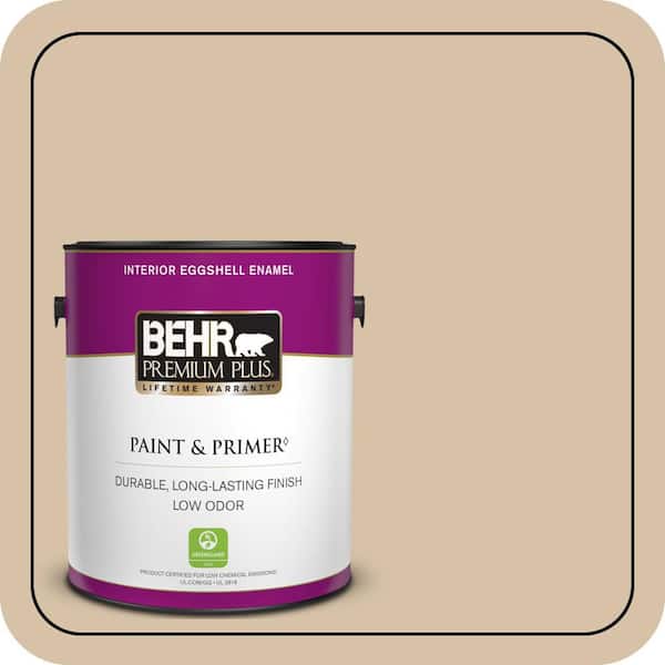 BEHR PREMIUM PLUS 1 gal. Home Decorators Collection #HDC-CT-06 Country Linens Eggshell Enamel Low Odor Interior Paint & Primer