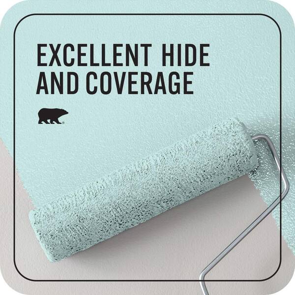 BEHR PREMIUM PLUS 8 oz. #M460-1 Tahitian Sky Flat Interior