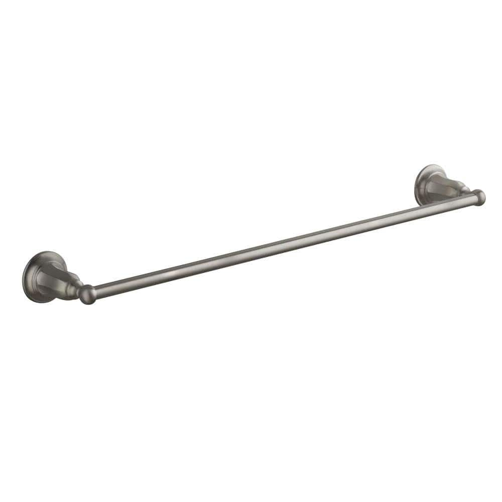 KOHLER Kelston 24 in. Towel Bar in Vibrant Brushed Nickel K-13501-BN ...