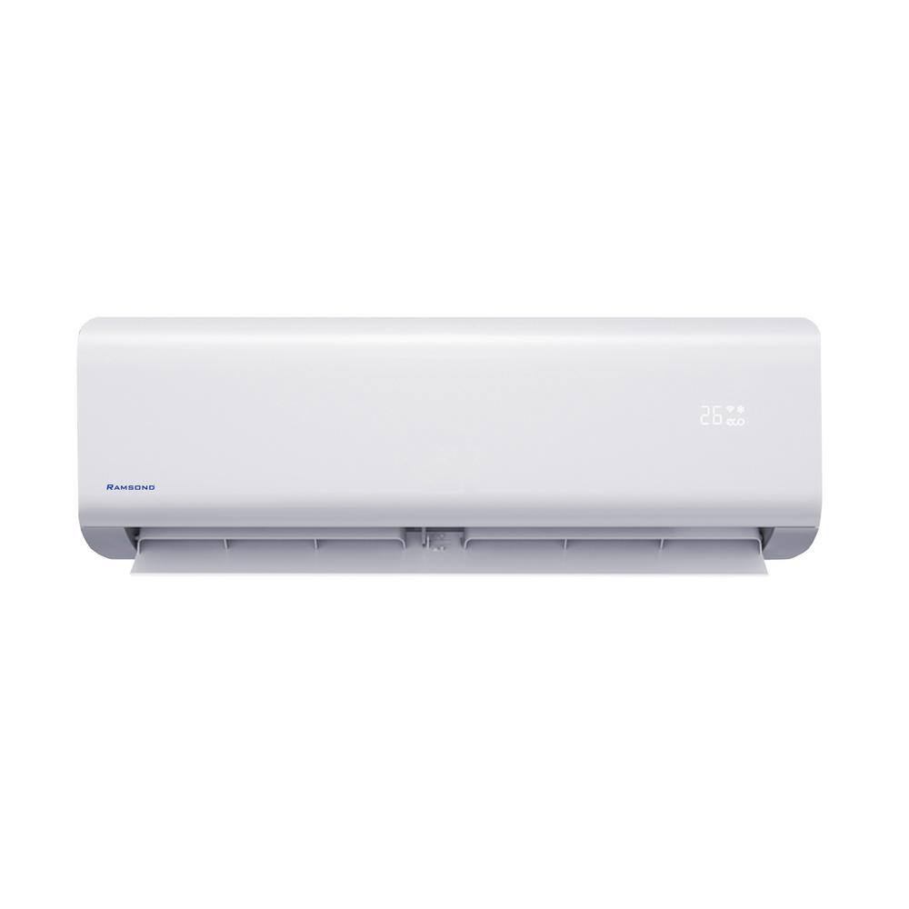 Ramsond 12,000 BTU White Wi-Fi Ductless Mini Split Air Conditioner with Heater