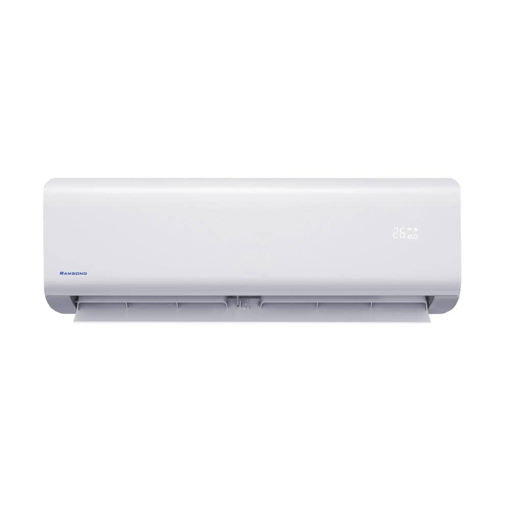 White 24000 BTU Wi-Fi Ductless Mini Split Air Conditioner with Heater and Remote