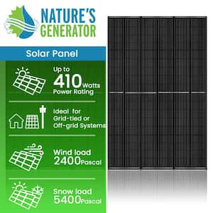 410-Watt Monocrystalline Solar Panels (2 Pack)