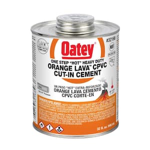 Orange Lava 32 oz. Heavy-Duty Orange CPVC Cement