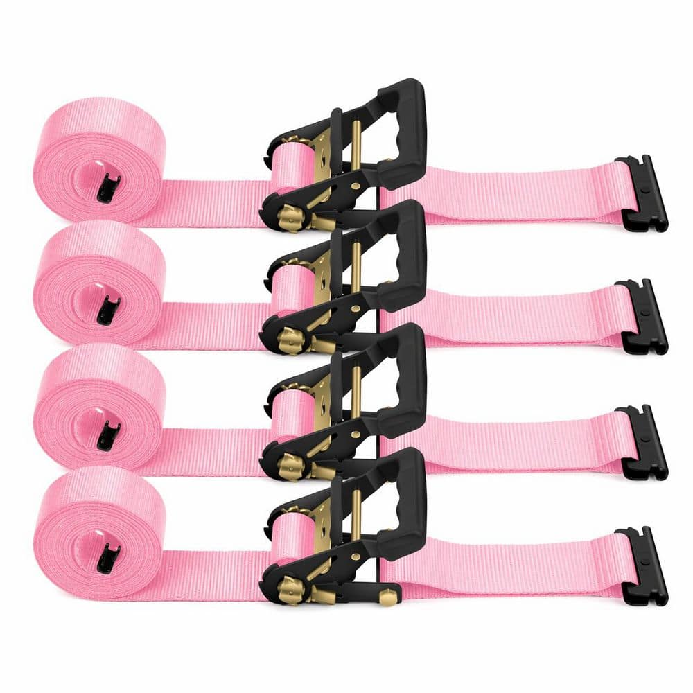 2 x 18 ft E Track Ratchet Tie Down Straps Heavy Duty Cargo Strap System with E Track Spring Fittings 4 Pack price history on PriceWatchPro
