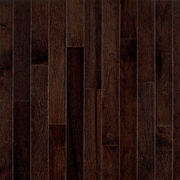 Bruce Frontier Shadow Hickory 3/4 in. Thick x 2-1/4 in. Wide x Varying Length Solid Hardwood Flooring (20 sqft / case)