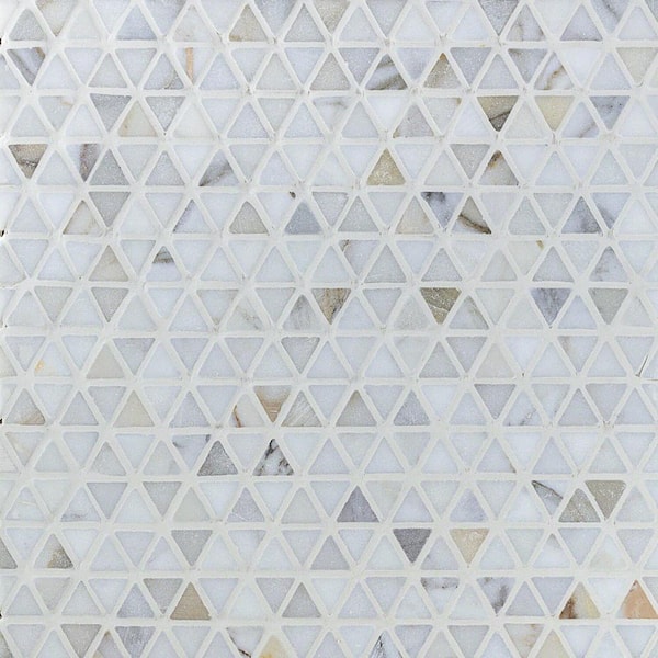 Matte Marble Stone Mosaic Wall Tile, Pebble Mosaic Tile Home Depot