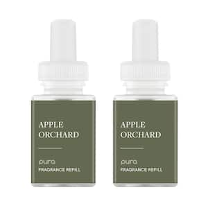 Apple Orchard - Seasonal Home Fragrance Refill For Smart Fragrance Diffusers - Up to 120-Hours Per Vial (2-Pack) Green