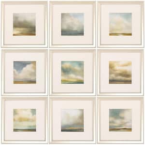 COPY 0 "Atmosphere PK/9 in. Framed Abstract Wall Art Print 16 in. x 14 in.