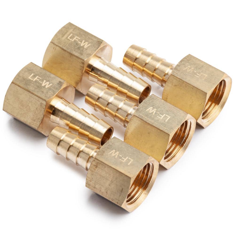 5/16 in. ID Hose Barb x 3/8 in. FIP Lead Free Brass Adapter Fitting (5-Pack) price history on PriceWatchPro