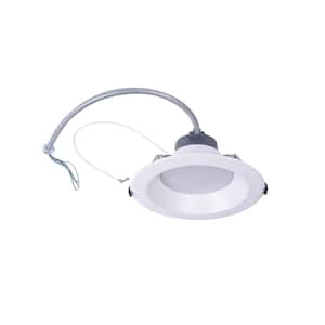 8 in. Selectable Lumen Color Temperature Dimmable Integrated LED Recessed Downlight Trim Wet Location 120-Volt-277-Volt