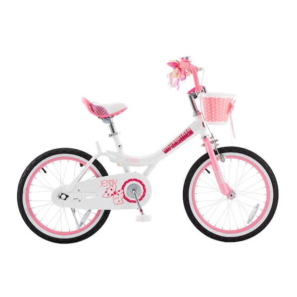 Royalbaby Jenny Princess Pink 18 inch Girl's Bike with Kickstand and Basket