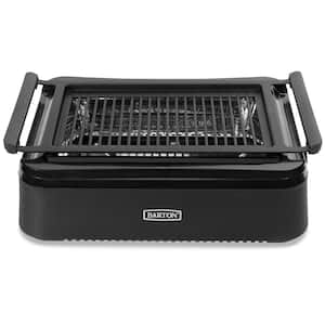 1650-Watt in Black with Drip-Tray Electric Smokeless Infrared Indoor Grill