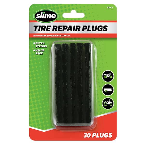 Slime Tire Repair Plugs (30-Count Black)