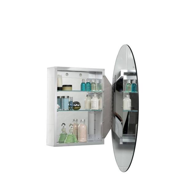 21 in. W x 31 in. H Frameless Aluminum Surface-Mount Bathroom Medicine Cabinet with Easy Hang System 21 in. W x 31 in. H Frameless Aluminum Surface-Mount Bathroom Medicine Cabinet with Easy Hang System