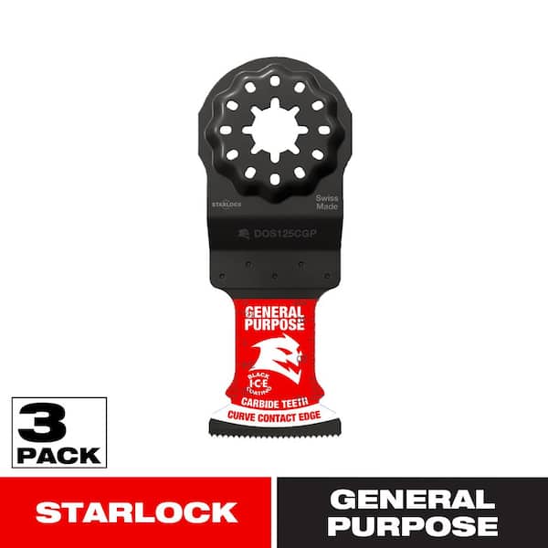 DIABLO 1-1/4 in. AMPED Demo Demon Starlock Carbide Teeth Oscillating Blades for General Purpose Cuts