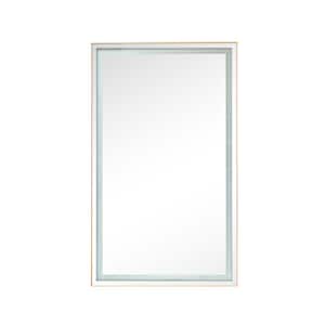 36 in. W x 72 in. H Rectangular Framed Anti-Fog Wall Mounted LED Bathroom Vanity Mirror