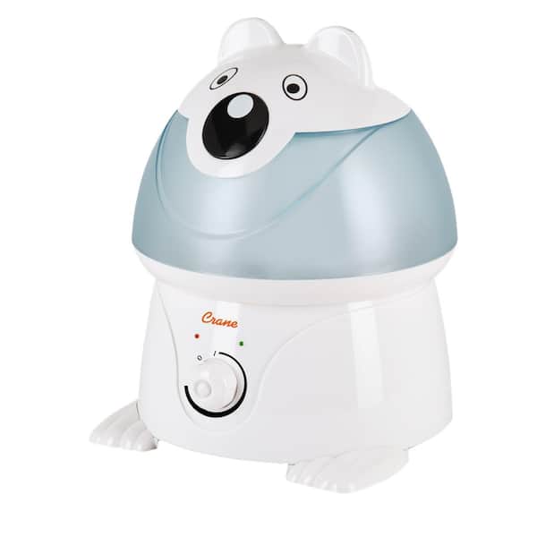 Crane 1 Gal. Adorable Ultrasonic Cool Mist Humidifier for Medium to Large Rooms up to 500 sq. ft. - Polar Bear