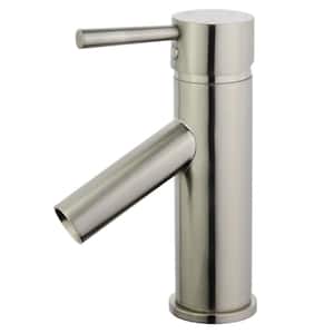 Malaga Single Hole Single-Handle Bathroom Faucet in Brushed Nickel