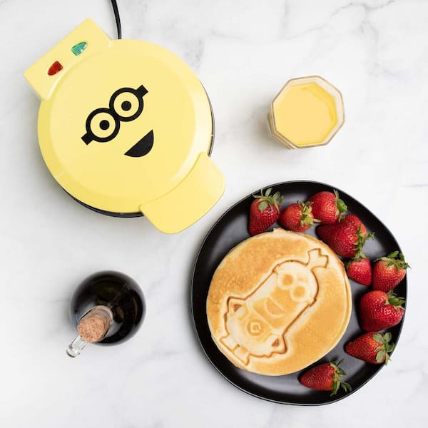Iconic Minion on Your Waffles Minions Kevin Waffle Maker 