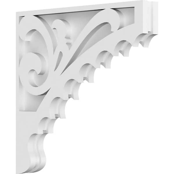 Ekena Millwork 1-7/8 in. x 14 in. x 14 in. PVC Genova Corbel