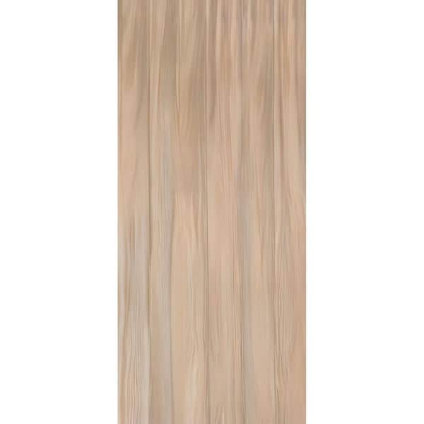 FROM PLAIN TO BEAUTIFUL IN HOURS Door Skin 0.06 in. D x 48 in. W x 84 in. L Nomad Ivory PVC Glue-Up Casing (4-Pack)/112 sq. ft.