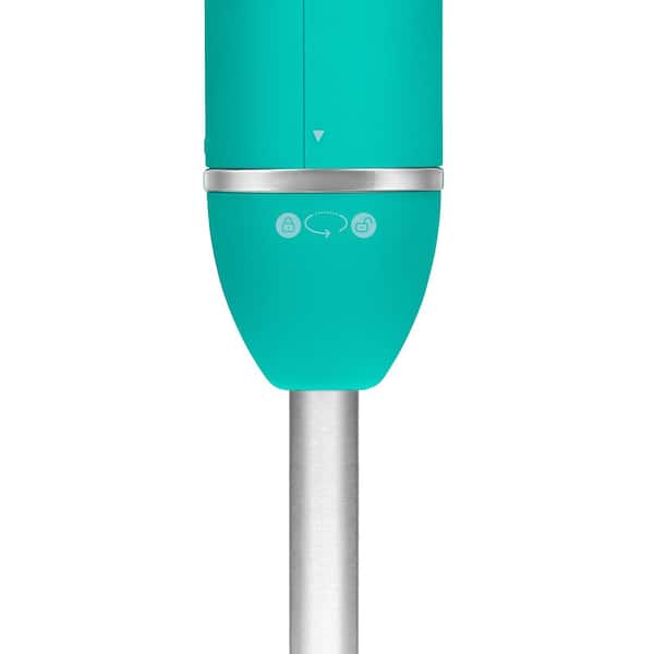 Chefman Immersion Blender, 2-speed, Turquoise, Stainless Steel Blades, 300W  RJ19-V3-RBR-TURQ-C - The Home Depot