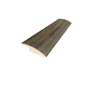 Weathered Oak 0.50 in. Thick x 1.50 in. Width x 78 in. Length Overlap Reducer Hardwood Molding