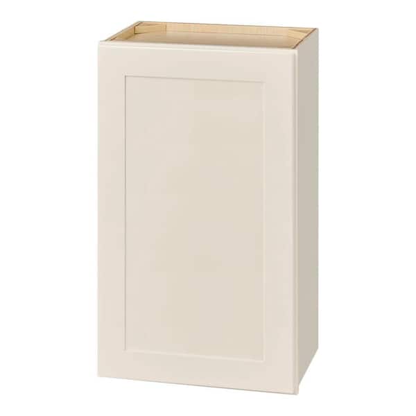 Hampton Bay Avondale 18 in. W x 12 in. D x 30 in. H Ready to Assemble Plywood Shaker Wall Kitchen Cabinet in Antique White