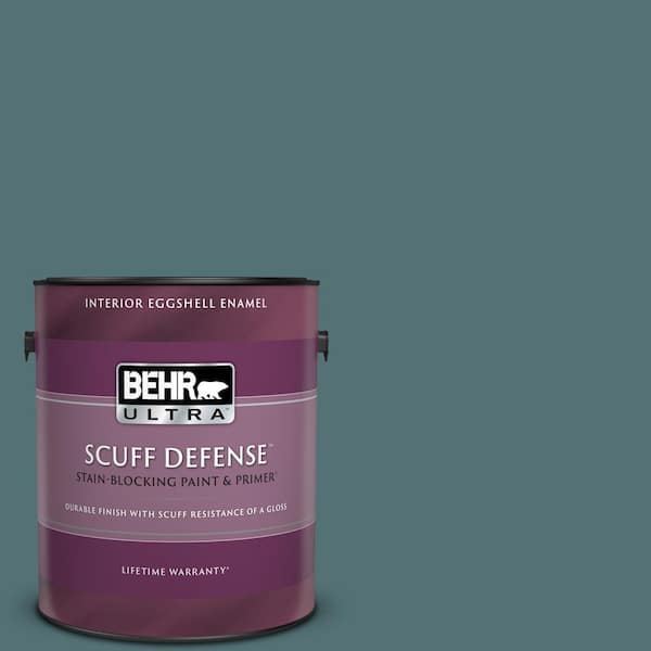 BEHR ULTRA 1 gal. Home Decorators Collection #HDC-CL-22 Sophisticated Teal Extra Durable Eggshell Enamel Interior Paint & Primer