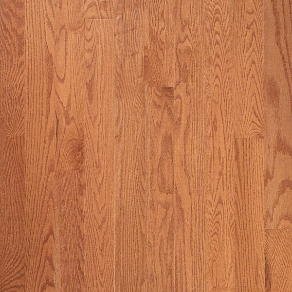 Bruce Plano Low Gloss Gunstock 3/4 in. Thick x 4 in. Wide x Varying Length Solid Hardwood Flooring (18.5 sqft/case)