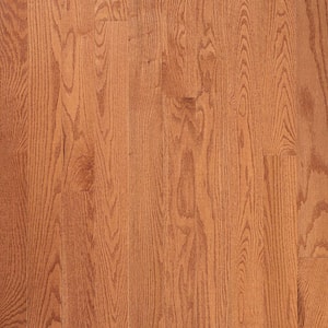Plano Low Gloss Gunstock Oak 3/4 in. T x 4 in. W Smooth Solid Hardwood Flooring (18.5 sq.ft./ctn)