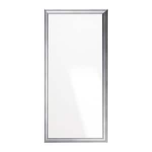 23.5 in. W x 46.5 in. H Cool Silver Slim Wall Mirror