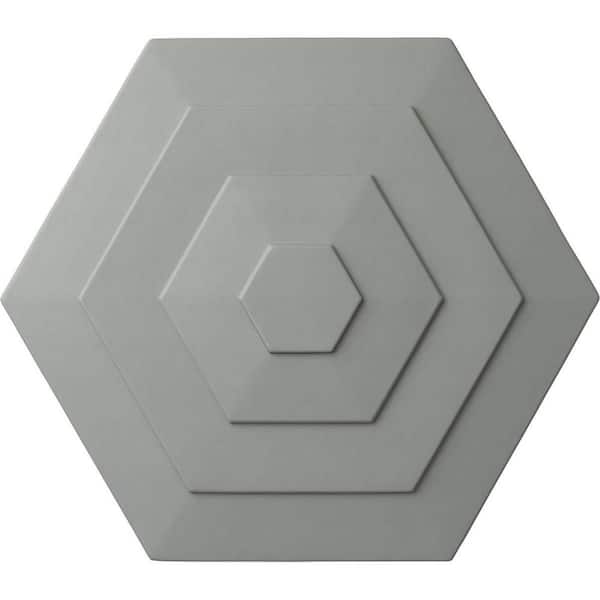 Ekena Millwork 23-1/4" x 7/8" Woodruff Urethane Ceiling Medallion, Primed White